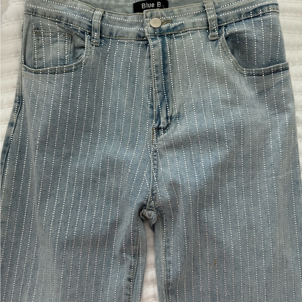 Blue B Embellished Jeans